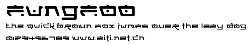 FungFoo.ttf字體轉換器圖片