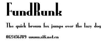 FundRunk.ttf字體轉換器圖片