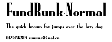 FundRunk-Normal.ttf字體轉換器圖片