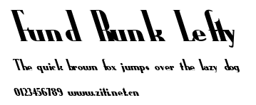 Fund Runk Lefty.ttf字體轉換器圖片