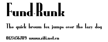 Fund-Runk.ttf字體轉換器圖片