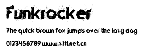 Funkrocker.otf字體轉換器圖片