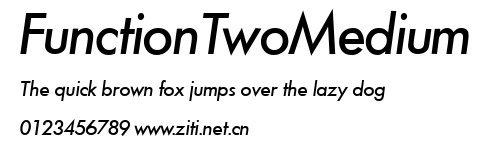 FunctionTwoMedium.ttf字體轉換器圖片