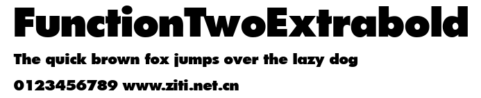 FunctionTwoExtrabold.ttf字體轉換器圖片