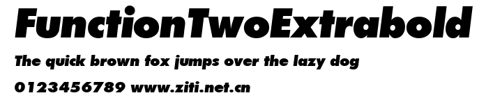 FunctionTwoExtrabold.ttf字體轉換器圖片