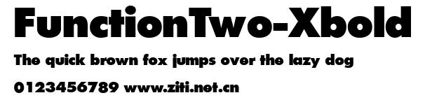FunctionTwo-Xbold.ttf字體轉換器圖片