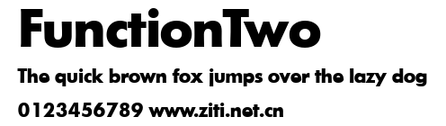 FunctionTwo.ttf字體轉換器圖片