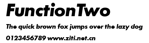 FunctionTwo.ttf字體轉換器圖片