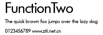 FunctionTwo.ttf字體轉換器圖片