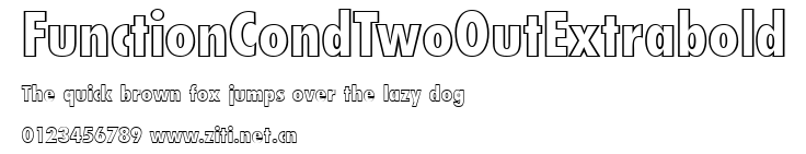 FunctionCondTwoOutExtrabold.ttf字體轉換器圖片