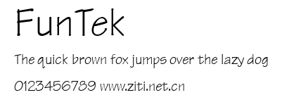 FunTek.ttf字體轉換器圖片