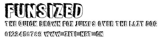 FunSized.ttf字體轉換器圖片