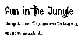 Fun in the Jungle.ttf字體轉換器圖片