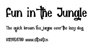 Fun in the Jungle.otf字體轉換器圖片
