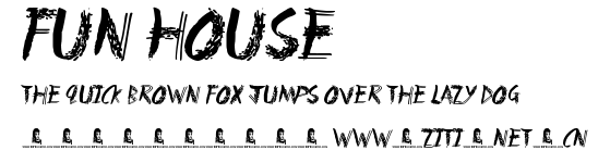 Fun House.ttf字體轉換器圖片