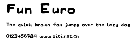 Fun Euro.ttf字體轉換器圖片