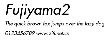 Fujiyama2.ttf字體轉換器圖片
