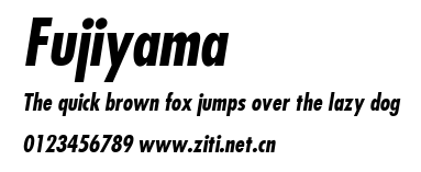 Fujiyama.ttf字體轉換器圖片