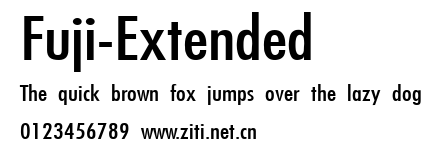 Fuji-Extended.ttf字體轉換器圖片