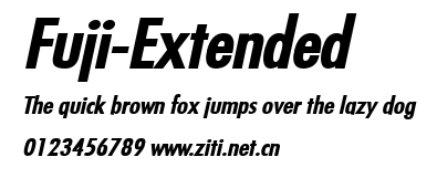 Fuji-Extended.ttf字體轉換器圖片