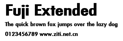Fuji Extended .ttf字體轉換器圖片