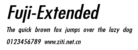 Fuji-Extended.ttf字體轉換器圖片