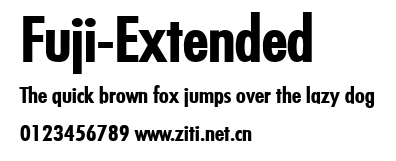 Fuji-Extended.ttf字體轉換器圖片