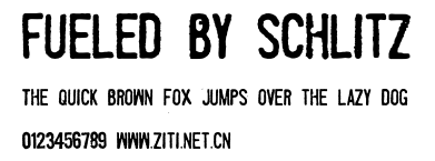 Fueled by Schlitz.otf字體轉換器圖片
