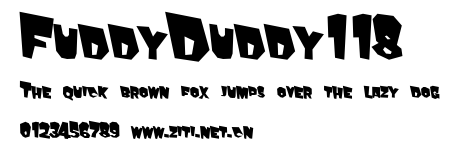 FuddyDuddy118.ttf字體轉換器圖片