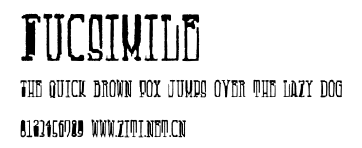 Fucsimile.otf字體轉換器圖片