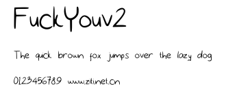 FuckYouv2.ttf字體轉換器圖片