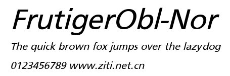 FrutigerObl-Nor.ttf字體轉換器圖片