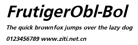 FrutigerObl-Bol.ttf字體轉換器圖片