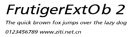 FrutigerExtOb 2.ttf字體轉換器圖片