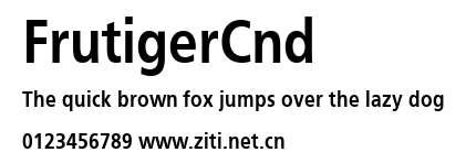 FrutigerCnd.ttf字體轉換器圖片