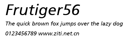 Frutiger56.ttf字體轉換器圖片