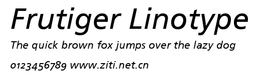 Frutiger Linotype.ttf字體轉換器圖片
