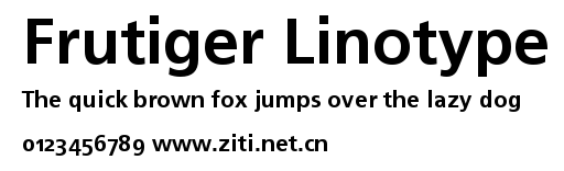 Frutiger Linotype.ttf字體轉換器圖片
