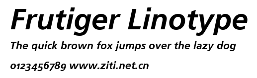 Frutiger Linotype.ttf字體轉換器圖片