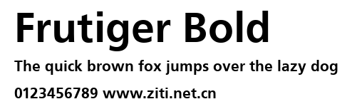Frutiger Bold.ttf字體轉換器圖片