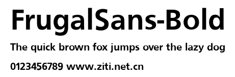 FrugalSans-Bold.ttf字體轉換器圖片