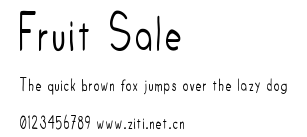 Fruit Sale.ttf字體轉換器圖片