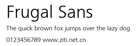 Frugal Sans.ttf字體轉換器圖片