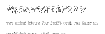 FrostyHoliday.ttf字體轉換器圖片