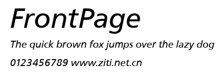 FrontPage.ttf字體轉換器圖片