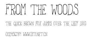 From the Woods.otf字體轉換器圖片