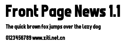 Front Page News 1.1.otf字體轉換器圖片