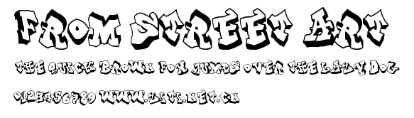 From Street Art.ttf字體轉換器圖片
