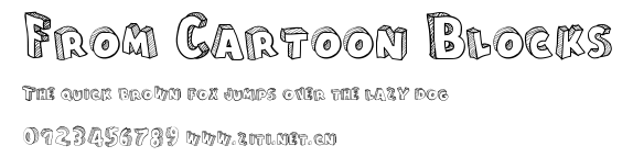 From Cartoon Blocks.ttf字體轉換器圖片