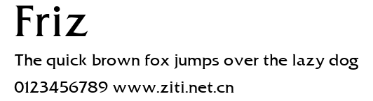 Friz.ttf字體轉換器圖片